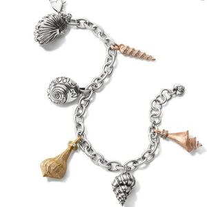 Brighton Shells Around The World Charm Bracelet